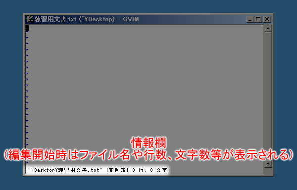 画面の見かた 簡単な文書の作成 Viエディタ入門